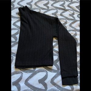 Topshop black crop top